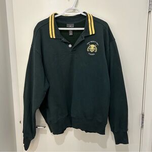 H&M Collared Sweatshirt with Embroidery